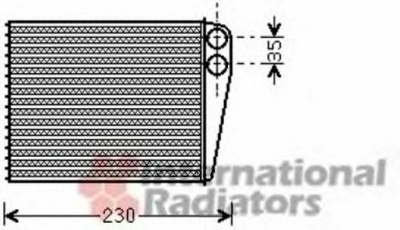 VAN WEZEL 30006465 -  Теплообменник, отопление салона